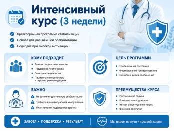 Реабилитация за 21 день в Кушве