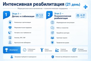 Реабилитация за 21 день в Кушве